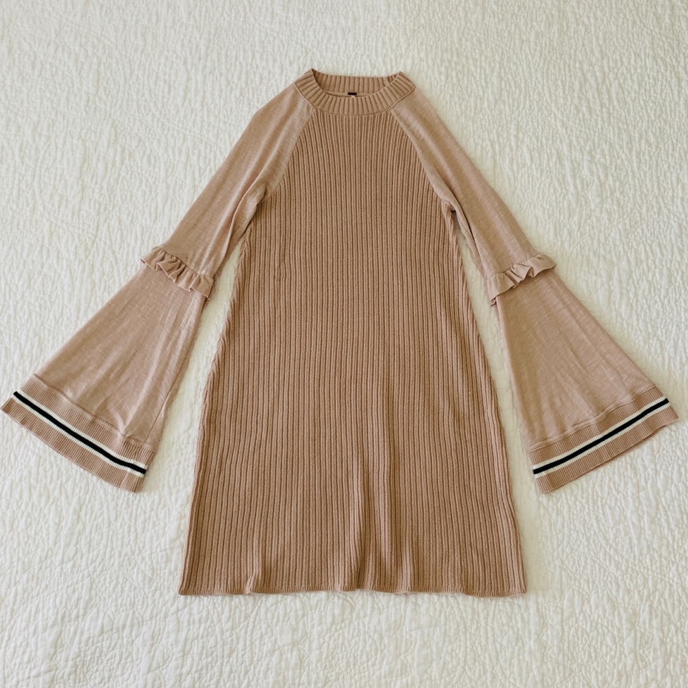 Free People sweater mini dress